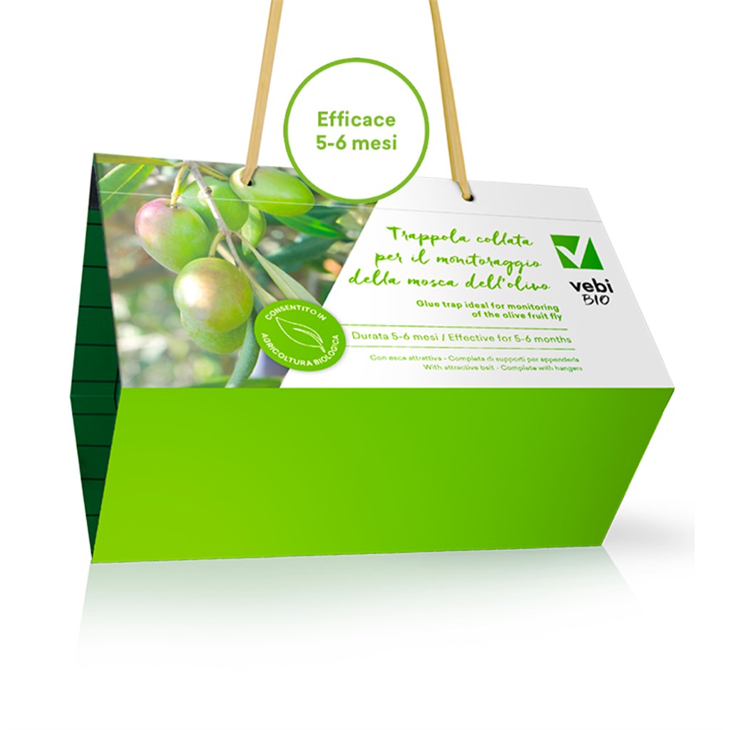 TRAPPOLA MOSCA OLIVO CON ATTRATT.PAGODA GREEN VEBI